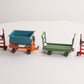 MTH 11-90037 Green Cart/Blue Dump No. 163 Freight Accessory Set EX
