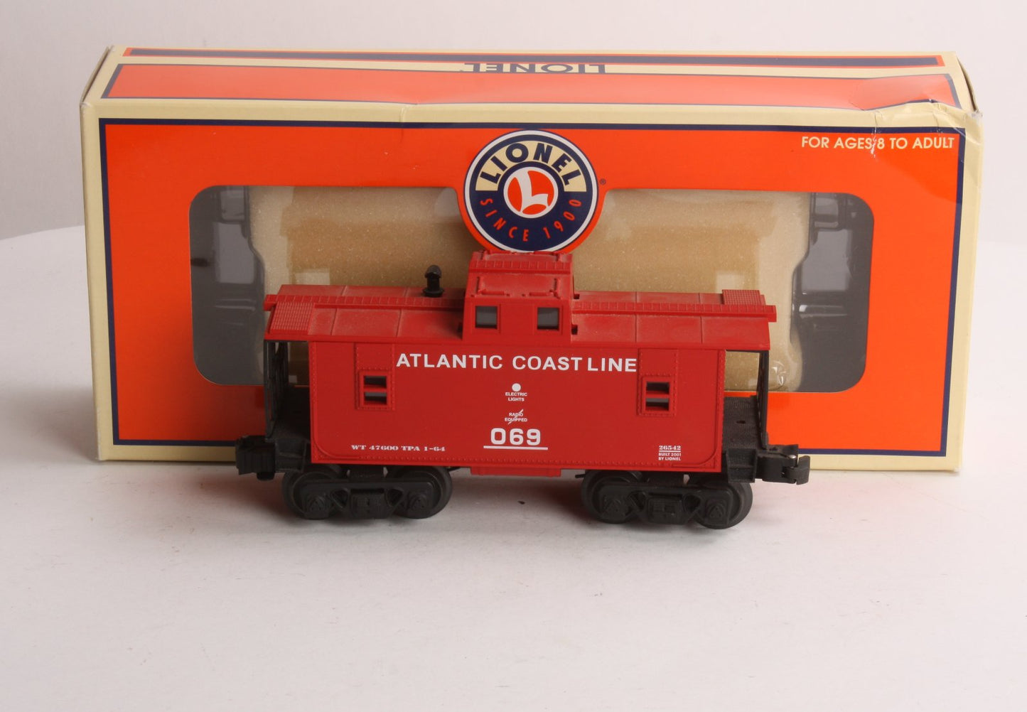 Lionel 6-26542 ACL Square Window Caboose #069