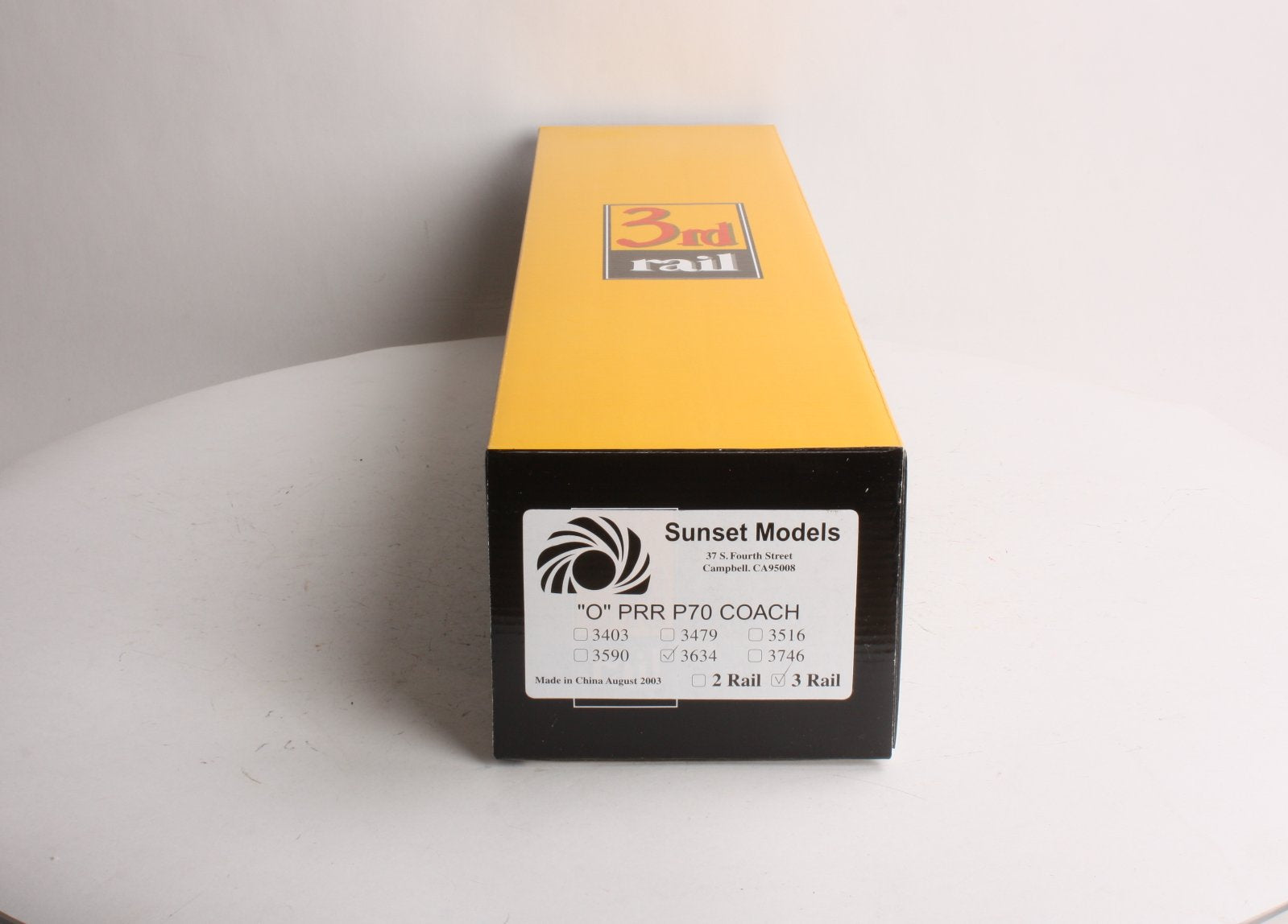 3rd Rail 3634 Pennsylvania P70 O Gauge 3-Rail Coach Car LN/Box