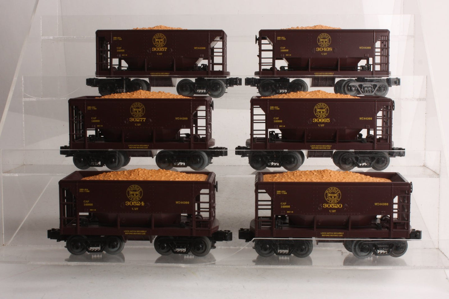 MTH 20-97507 O Gauge Duluth, Missabe & Iron Range Premier Ore Car Set (Set of 6) LN/Box