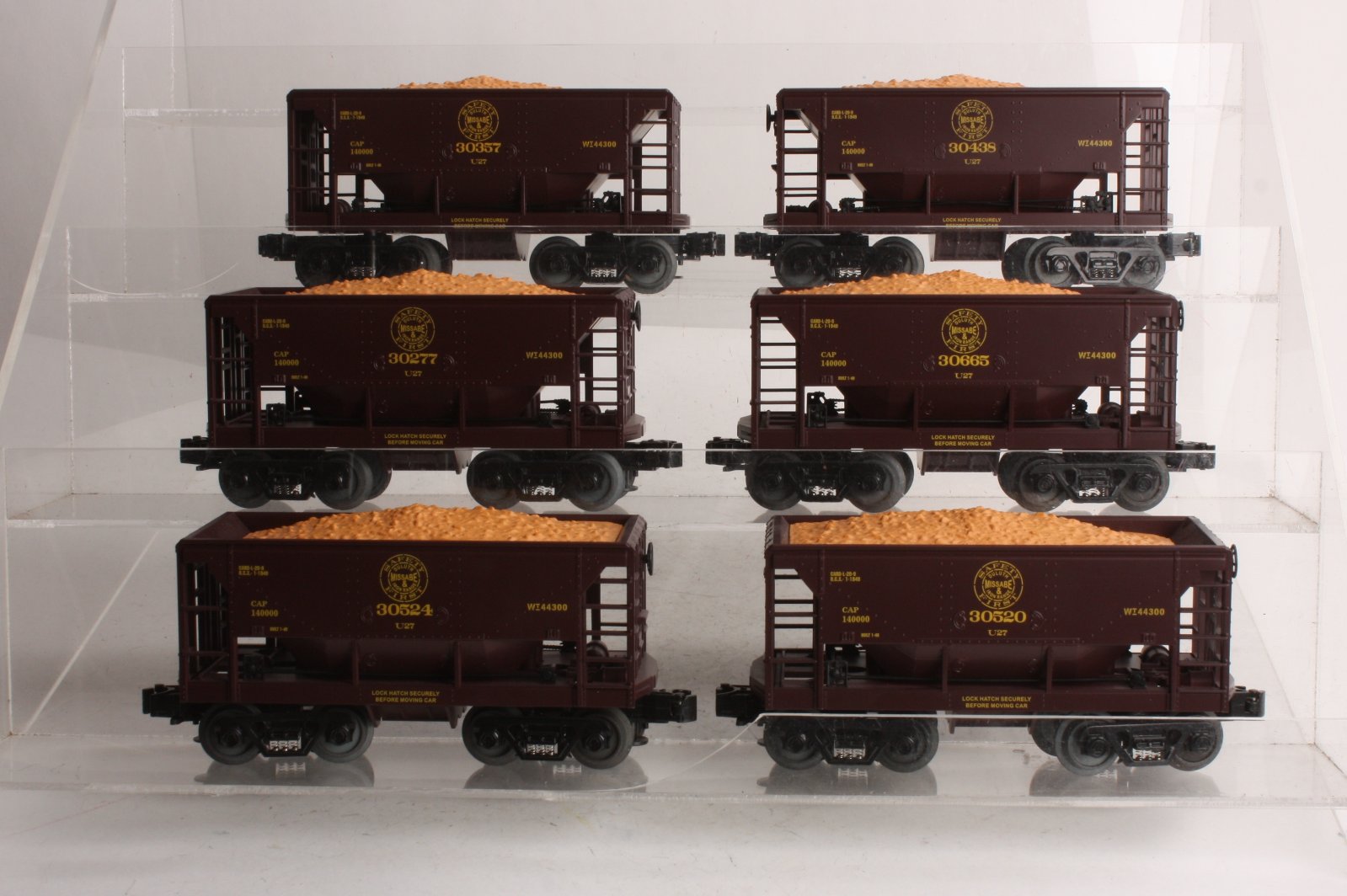MTH 20-97507 O Gauge Duluth, Missabe & Iron Range Premier Ore Car Set (Set of 6) LN/Box