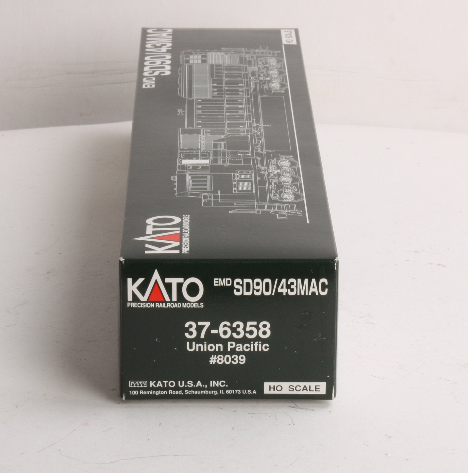 Kato 37-6358 HO Scale Union Pacific SD90/43MAC Diesel Locomotive #8039 LN/Box