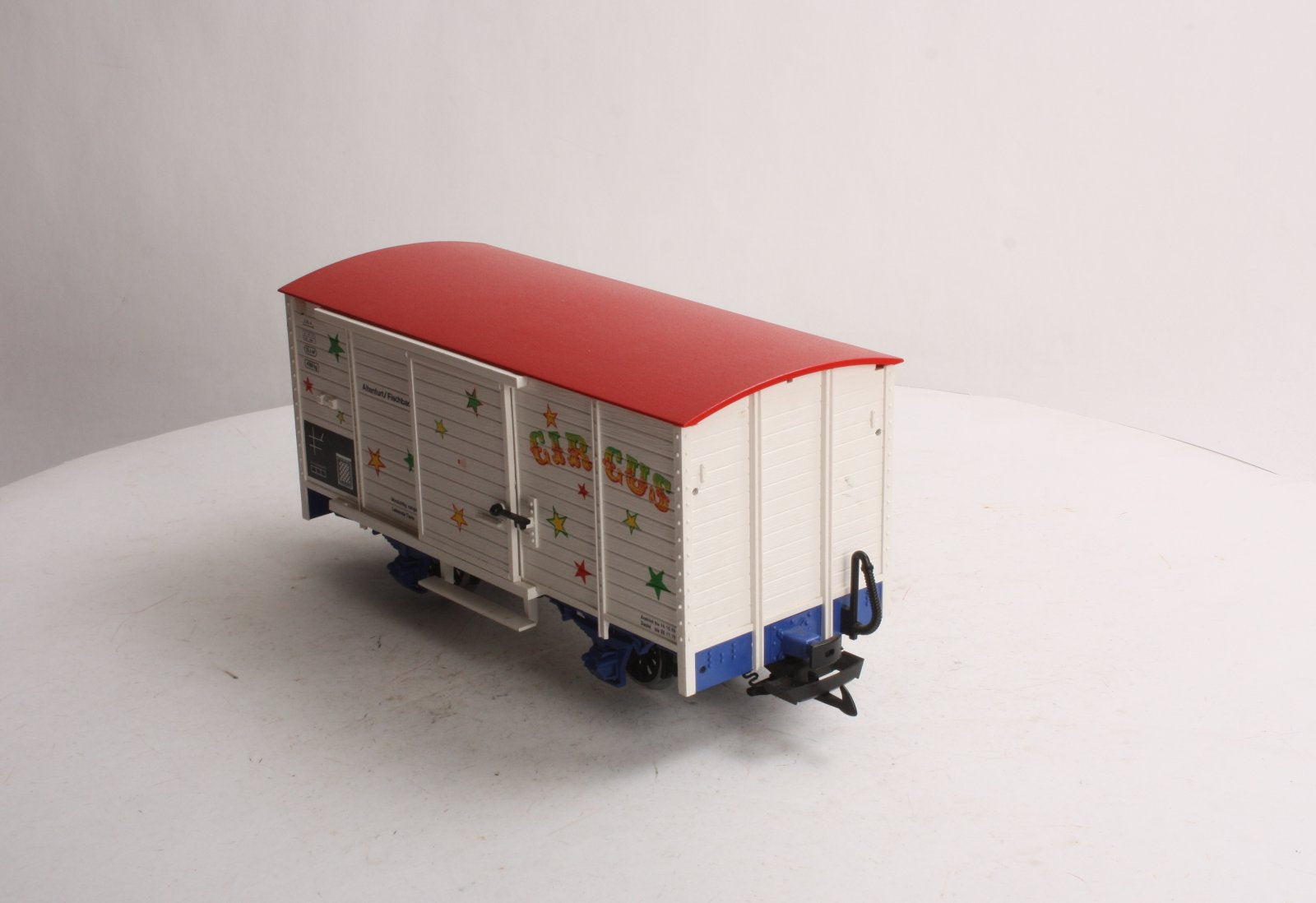 LGB 4136S G Scale Circus Sound Car w/Sound & Metal Wheels LN/Box