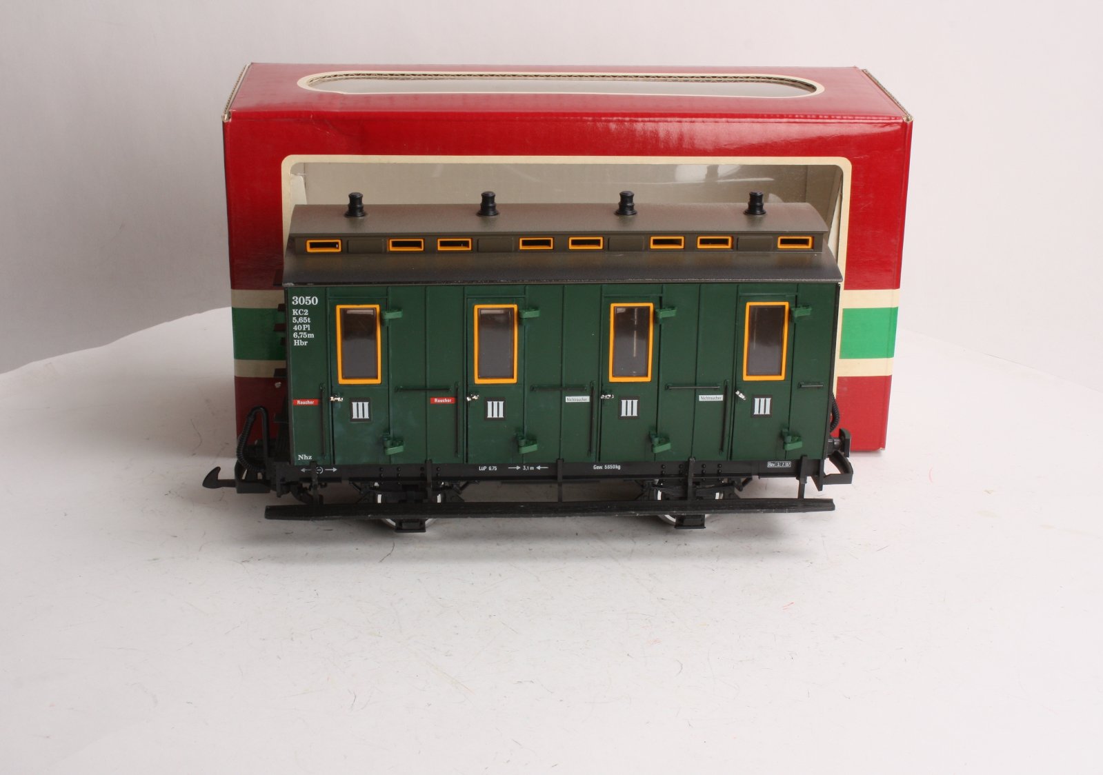 LGB 3050 G European 4-wheel Passenger Car w/Metal Wheels LN/Box