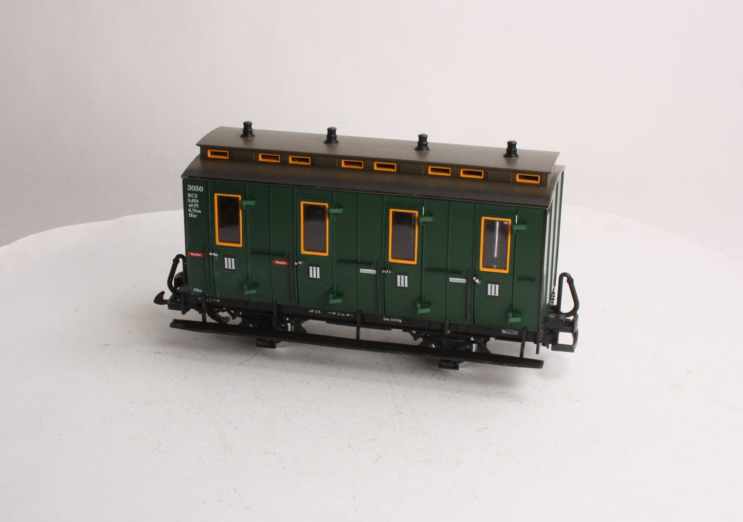 LGB 3050 G European 4-wheel Passenger Car w/Metal Wheels LN/Box