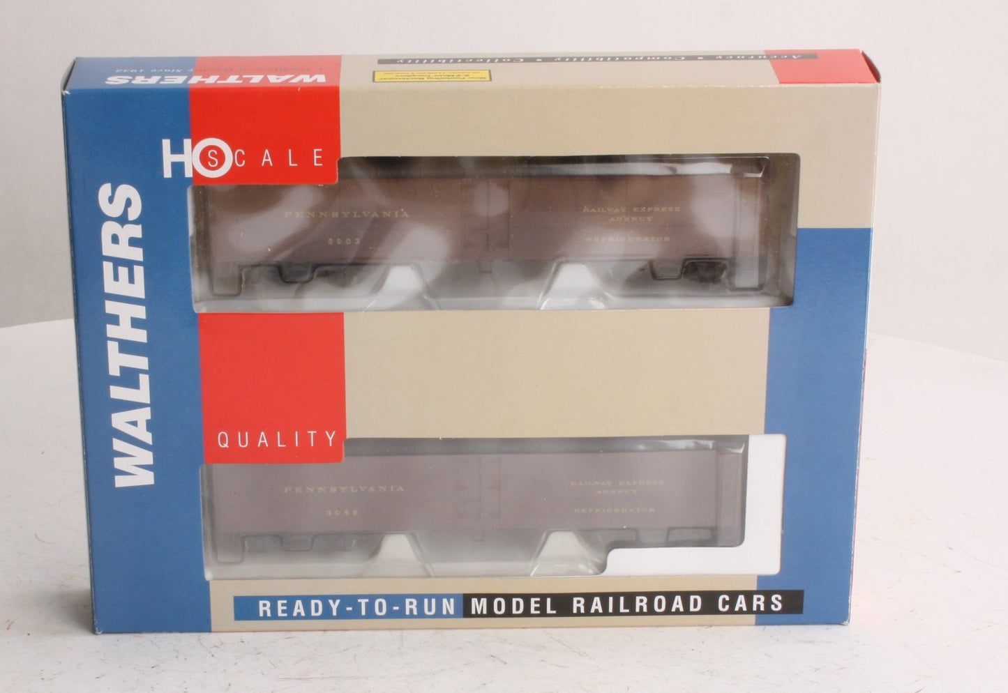 Walthers 932-25882 HO Scale Pennsylvania R50B Express Reefer 2-Pack LN/Box