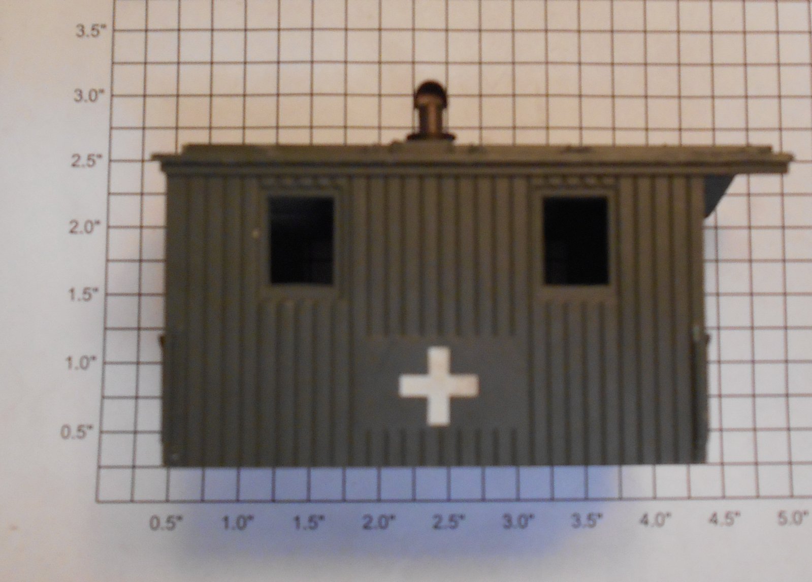 Lionel 6824-40 USMC Olive Drab U.S.M.C. Rescue Caboose Cab #6824