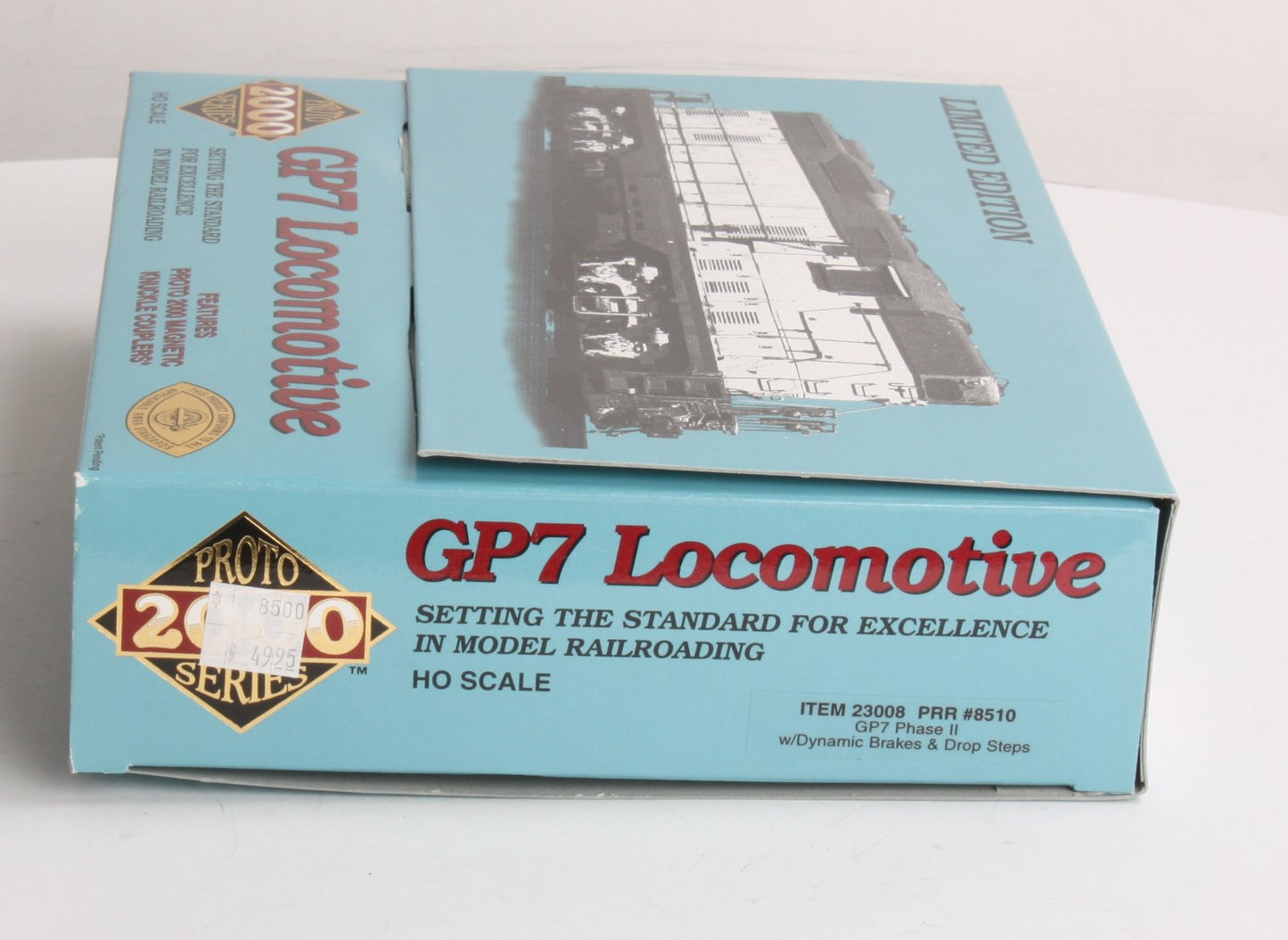 Proto 2000 23008 HO Pennsylvania GP7 Phase II Diesel Locomotive w/DB&DS #8510 LN/Box
