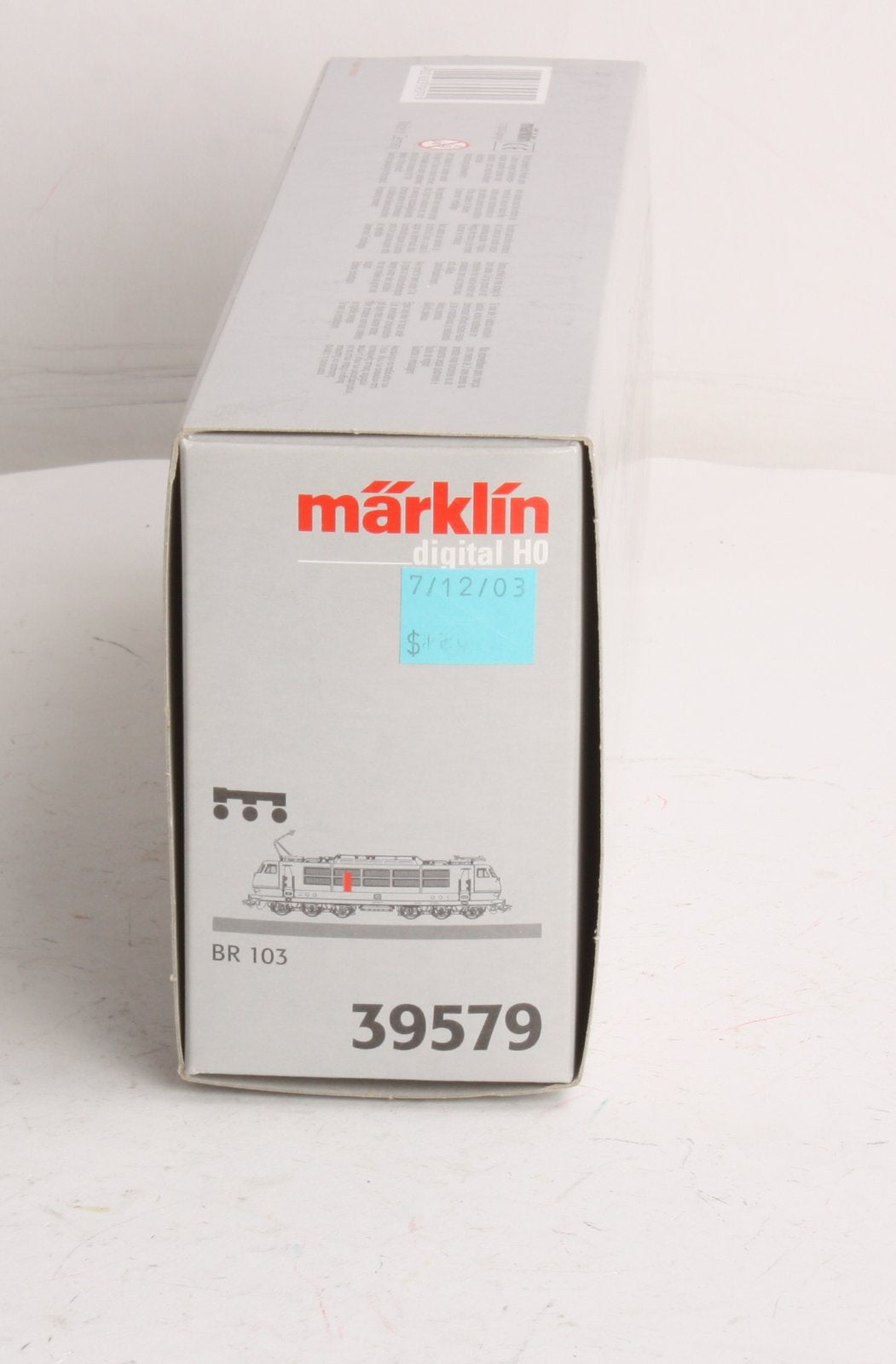 Marklin 39579 HO Deutsche Bahn Electric Locomotive BR 103 137-6 -Digital LN/Box