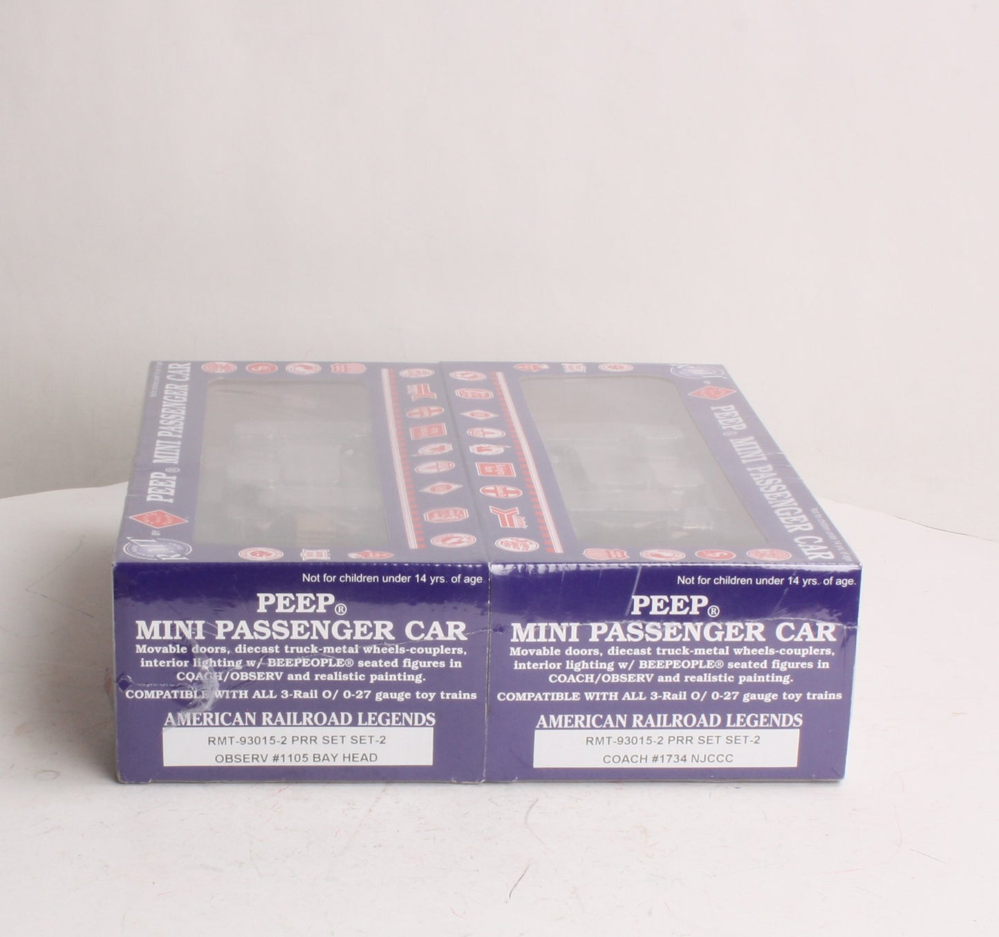RMT 93015-2 Pennsylvania PEEP Observation/Coach Passenger Set #1105/1734