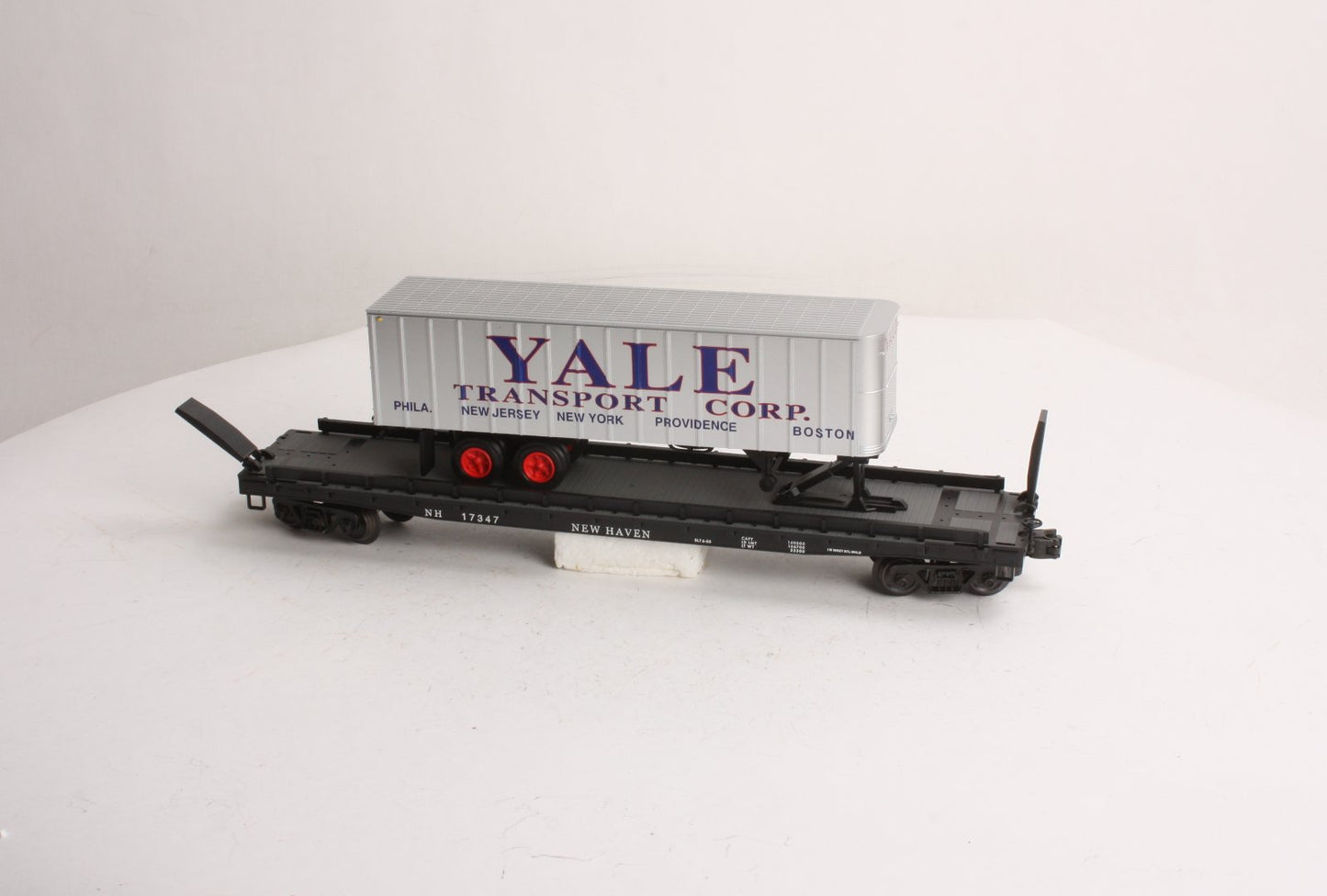 Weaver U23002LD New Haven/Yale 50' Flatcar with 35' Trailer EX/Box