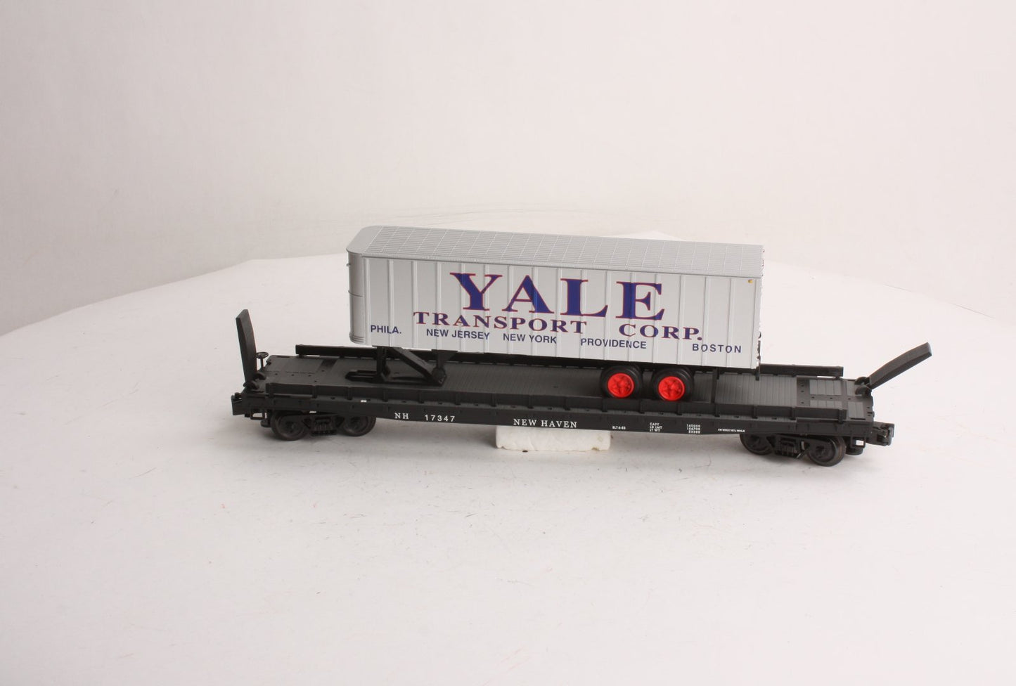 Weaver U23002LD New Haven/Yale 50' Flatcar with 35' Trailer EX/Box