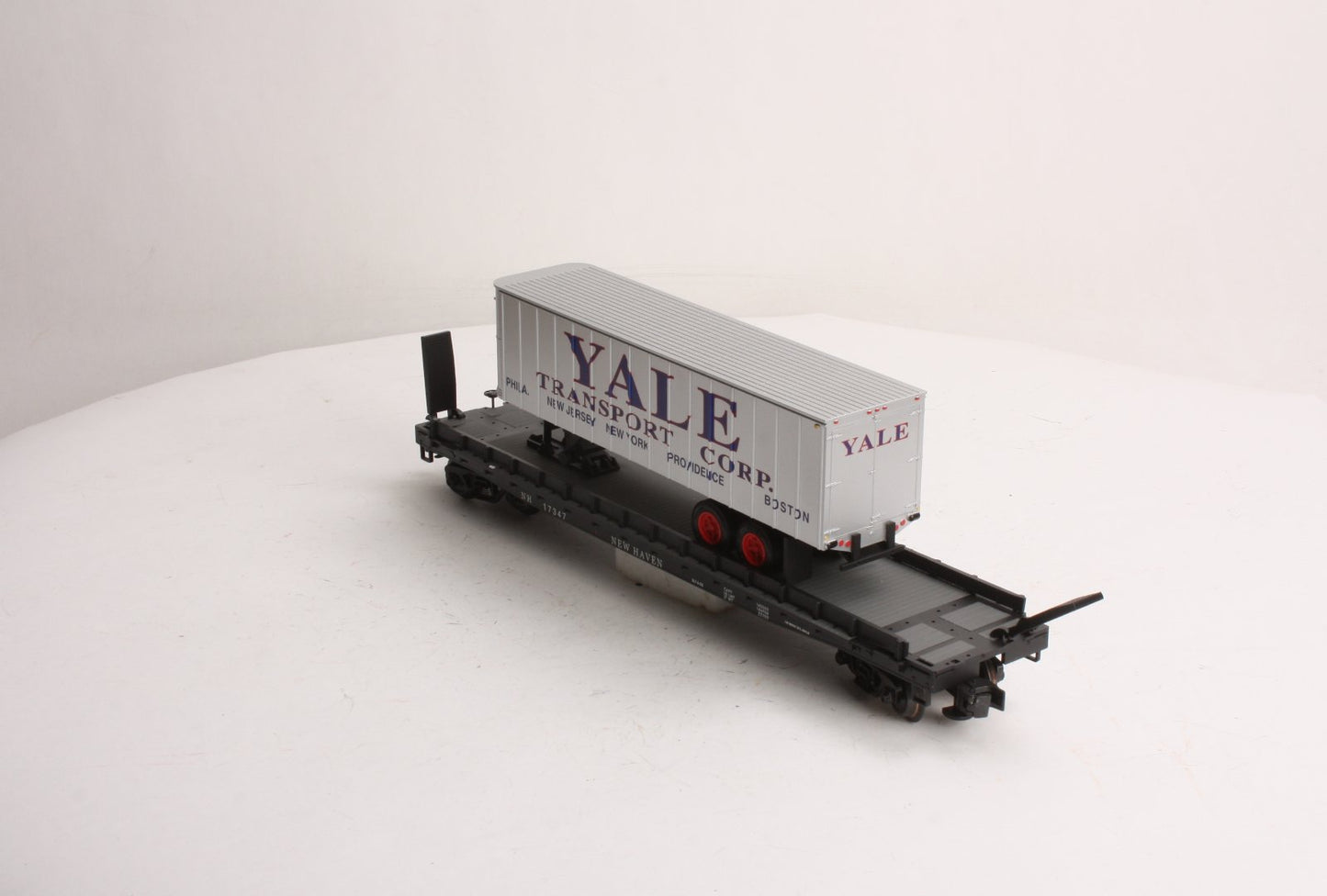 Weaver U23002LD New Haven/Yale 50' Flatcar with 35' Trailer EX/Box