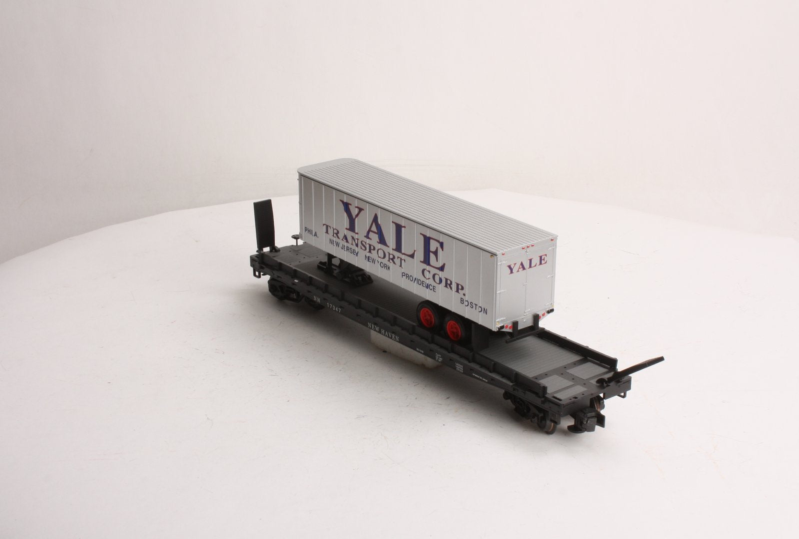 Weaver U23002LD New Haven/Yale 50' Flatcar with 35' Trailer EX/Box