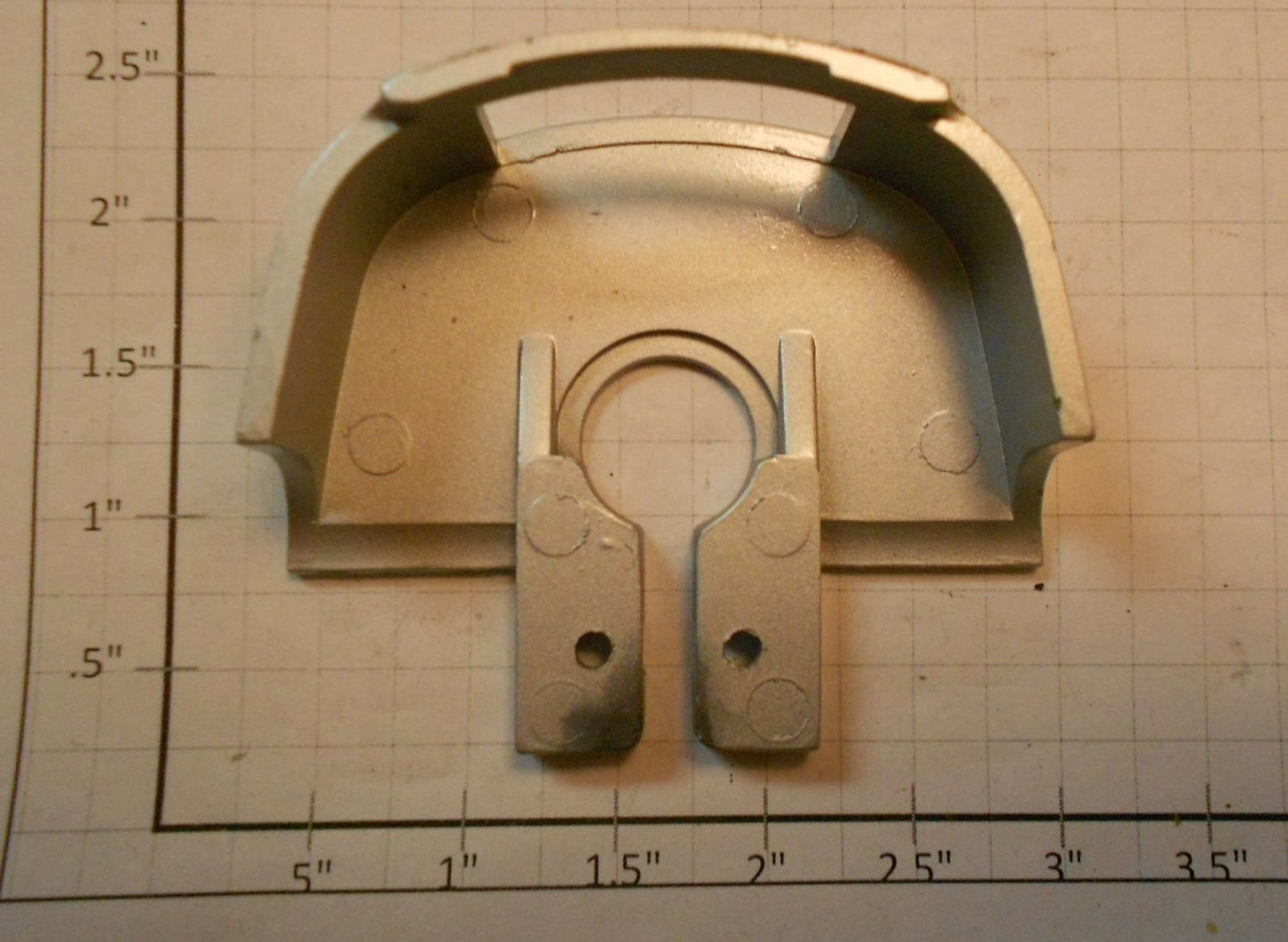 Lionel 8000-8005X Silver Front Truck Apron