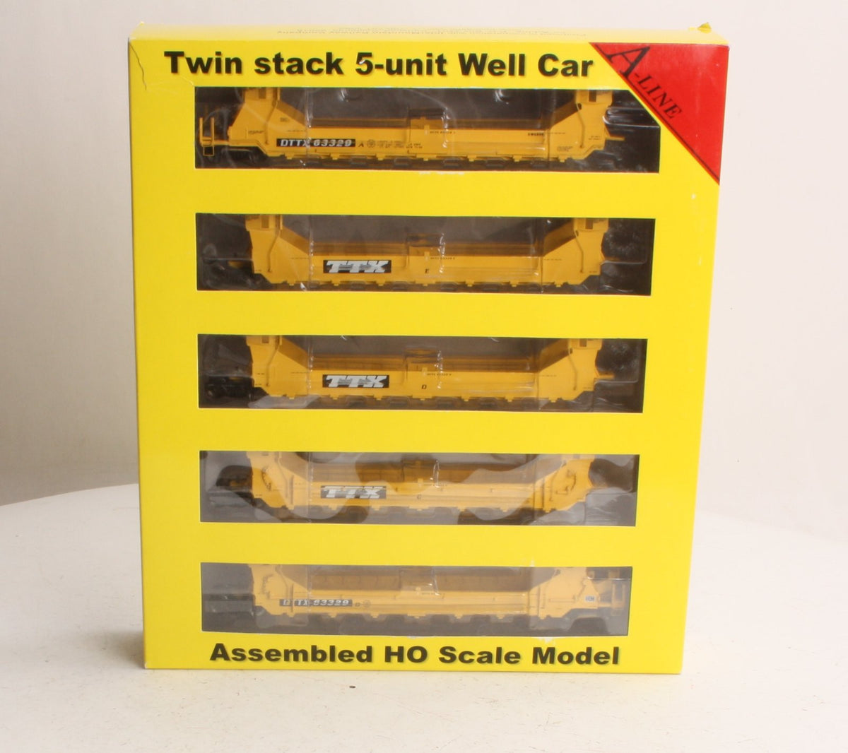 A-Line 47601-08 HO TTX Twin Stack Container Car Set LN/Box