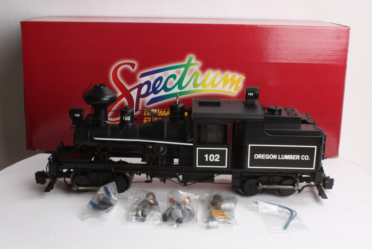 Bachmann 81794 G Scale Oregon Lumber 2-Truck Heisler Steam Locomotive #102