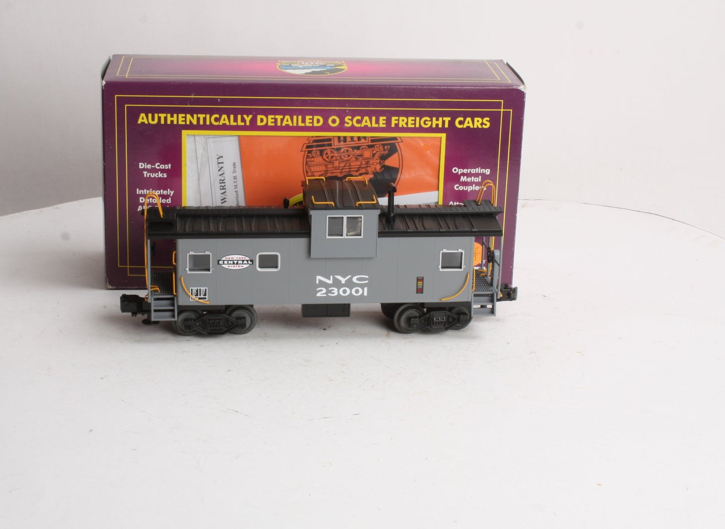 MTH 20-91076 New York Central Extended Vision Caboose #23001 LN/Box