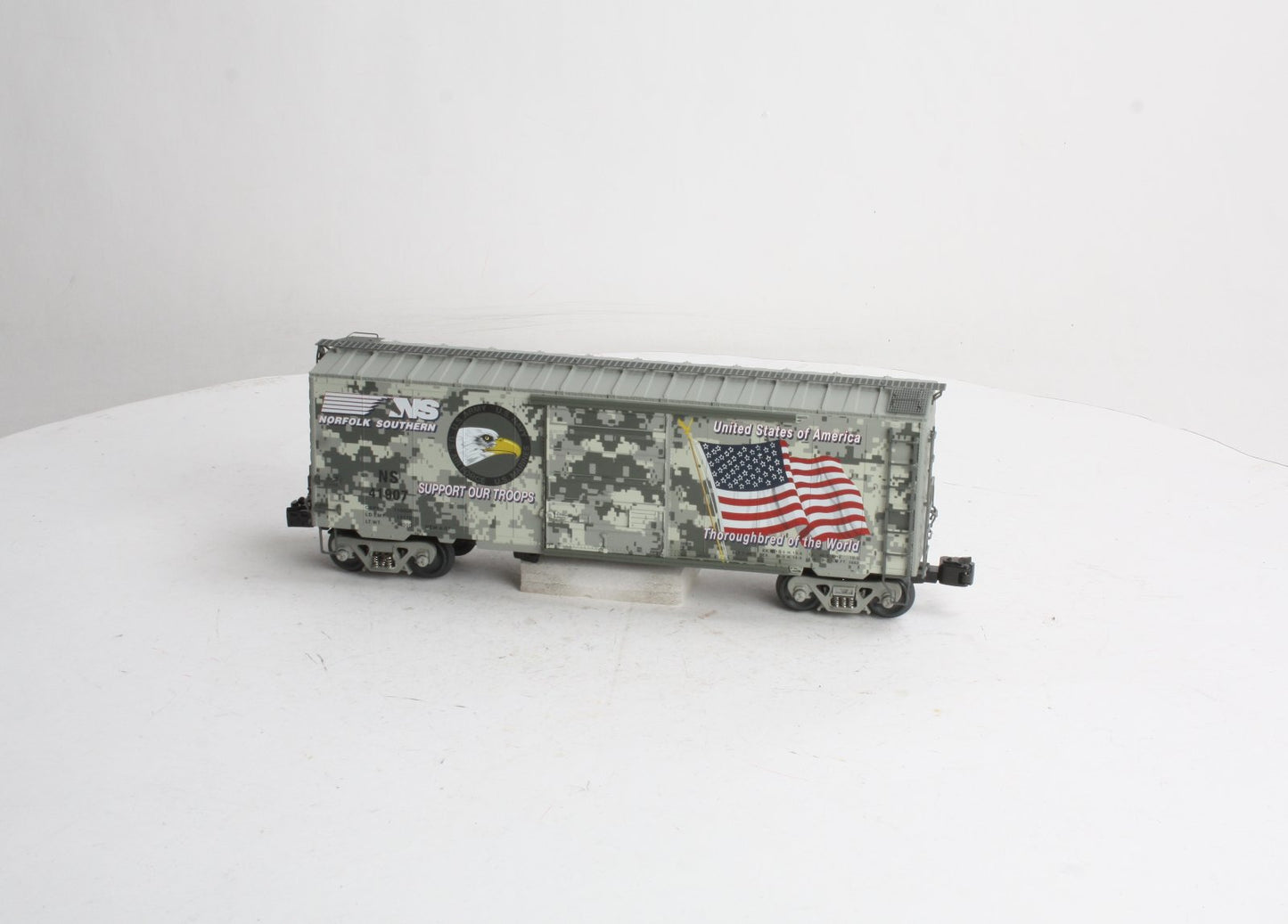 Lionel 6-58509 O Gauge Norfolk Southern Lighted Flag Design PS1 Boxcar #41907 LN/Box