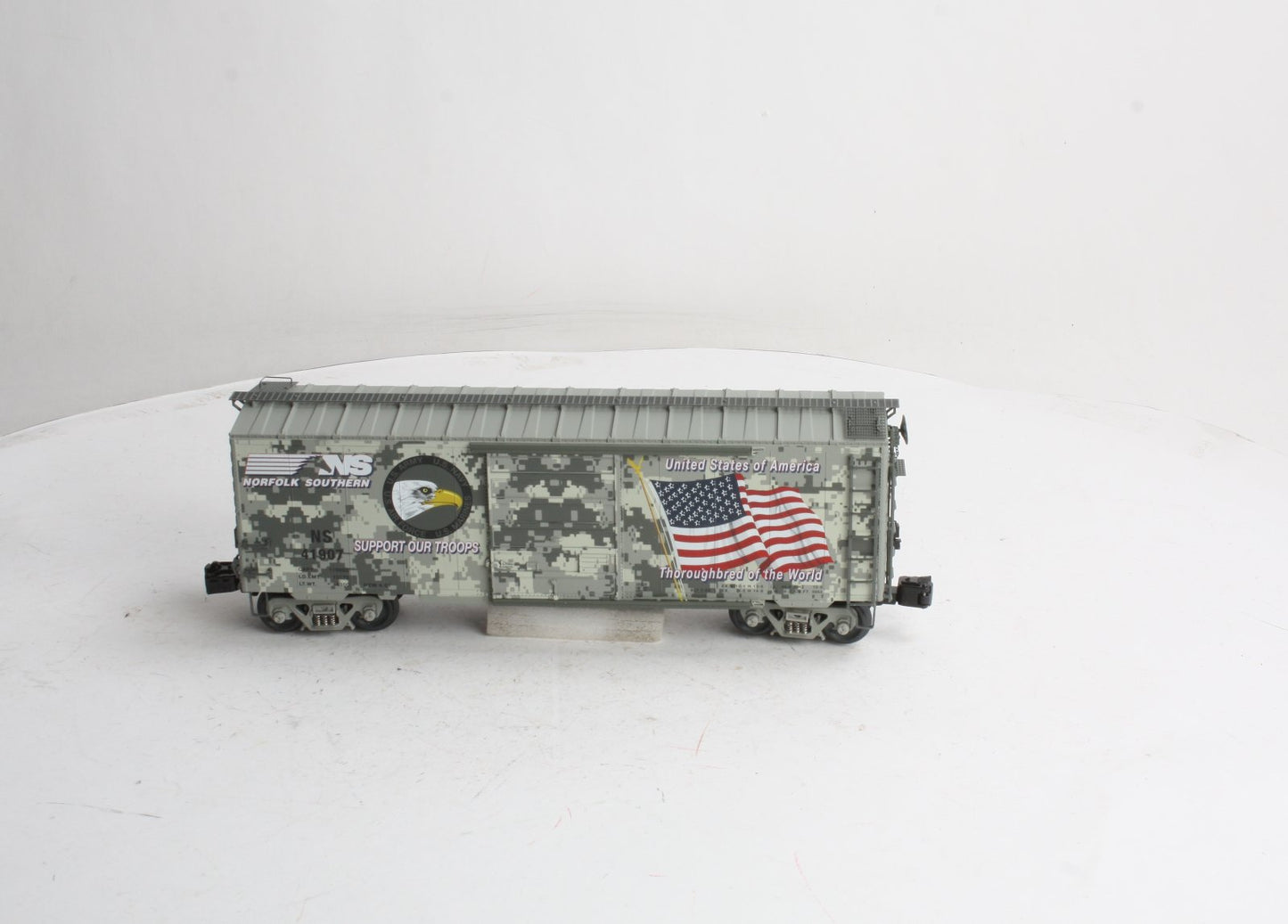 Lionel 6-58509 O Gauge Norfolk Southern Lighted Flag Design PS1 Boxcar #41907 LN/Box