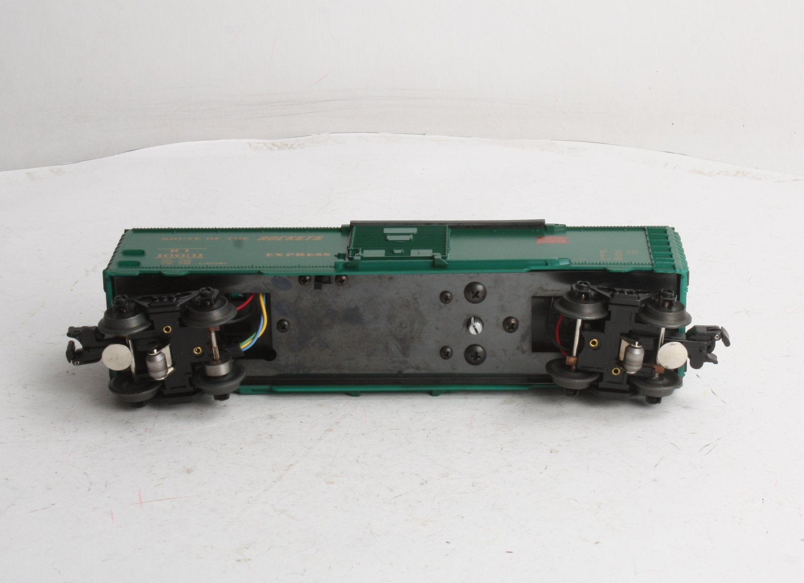 Lionel 6-16631 O Gauge Rock Island Boxcar with Steam Railsounds LN/Box