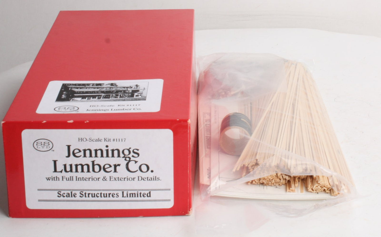 Scale Structures 1117 HO Jennings Lumber Co Building Kit
