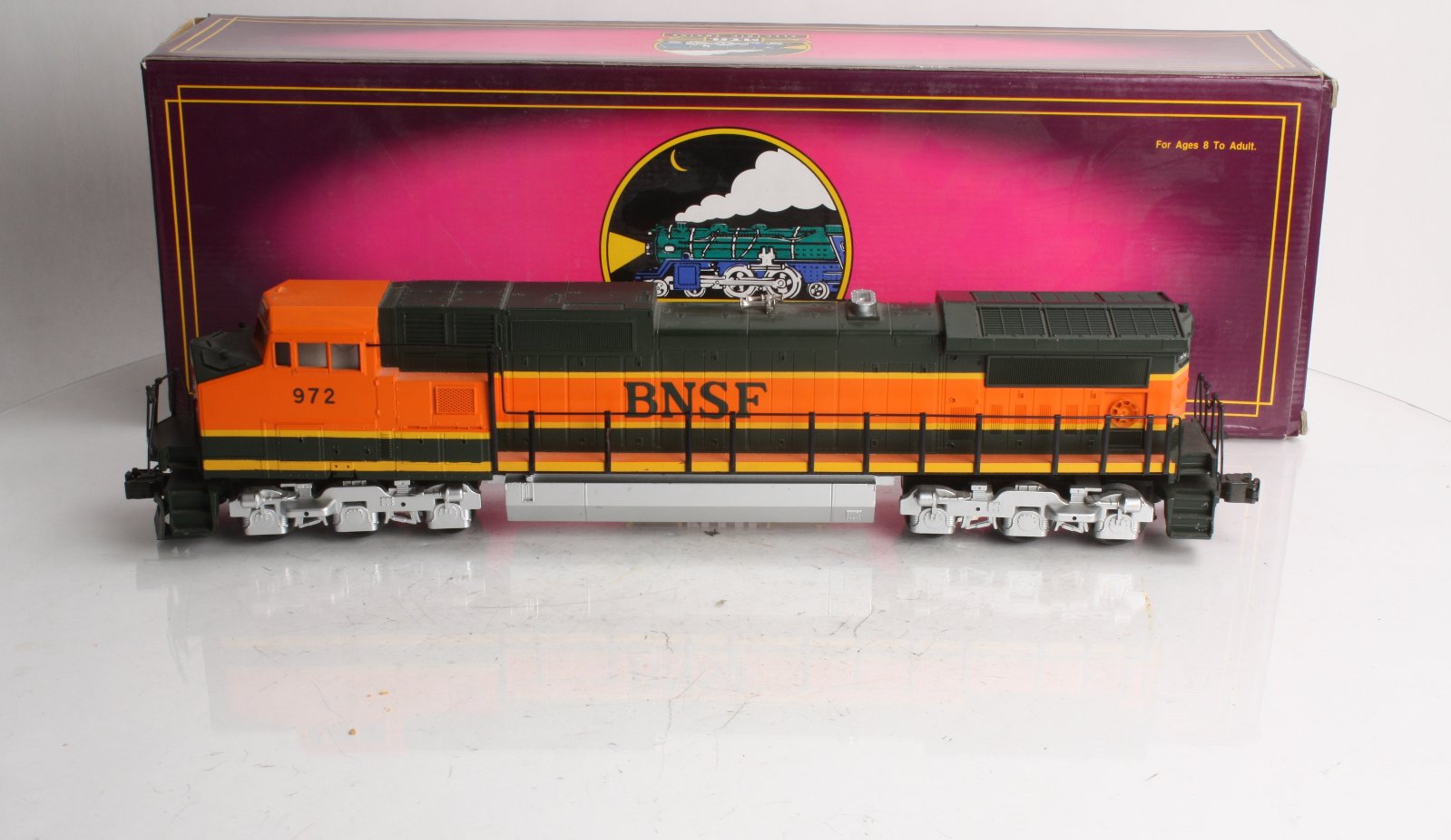 MTH 20-2172-1 O Gauge BNSF Dash-9 Diesel Engine w/PS1 #972 - 3-Rail LN/Box