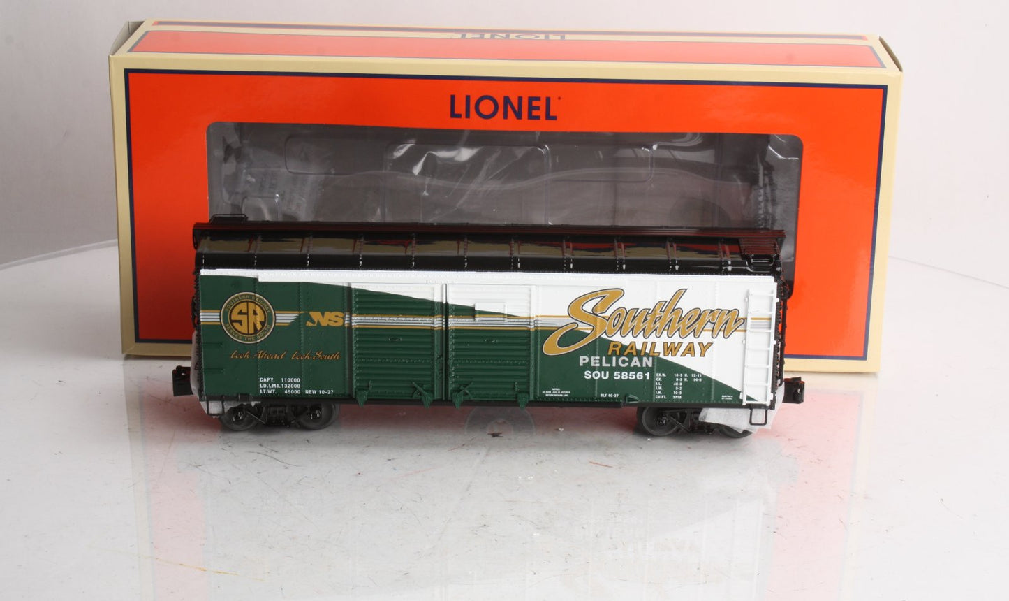Lionel 6-58561 O Southern "Pelican" Double-Door Round Roof Boxcar LCCA 2013 LN/Box