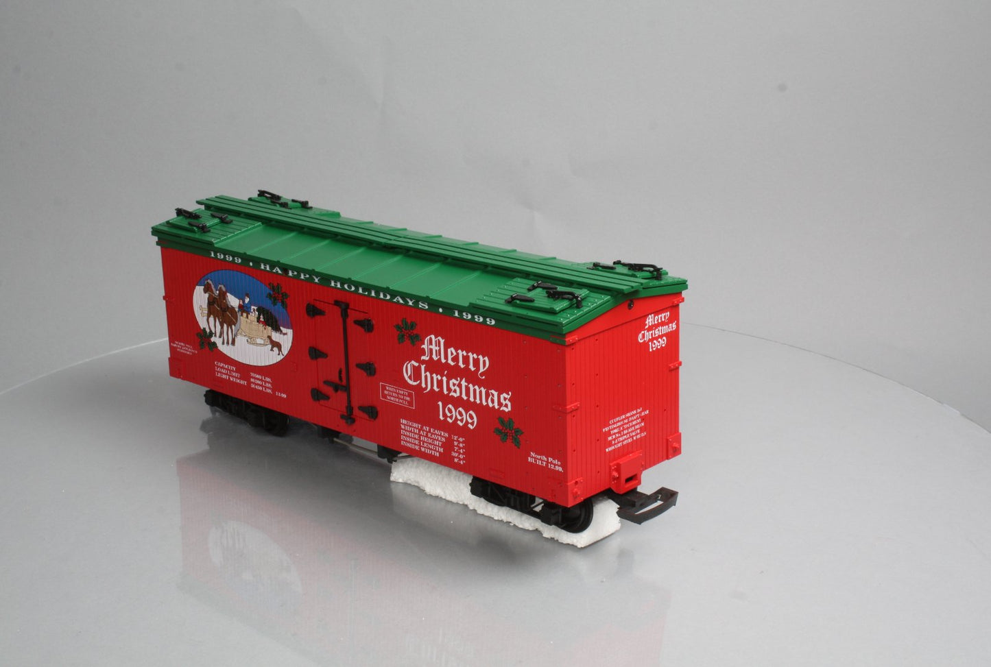 USA Trains 13017 G 1999 Christmas Reefer Car LN/Box
