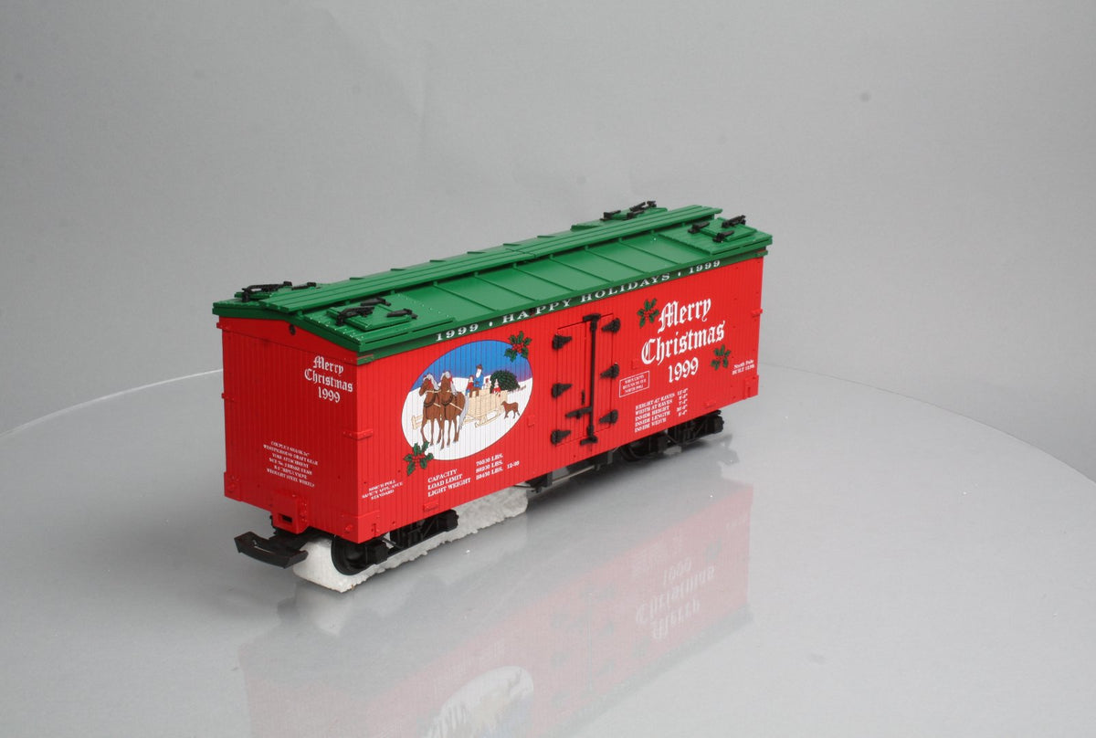 USA Trains 13017 G 1999 Christmas Reefer Car LN/Box