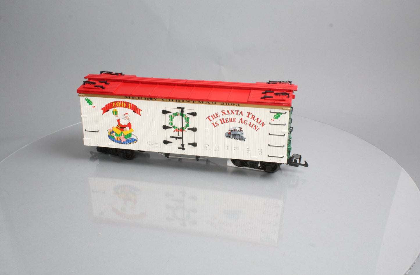 USA Trains R13021 G Scale Christmas 2003 Refrigerator Car LN/Box
