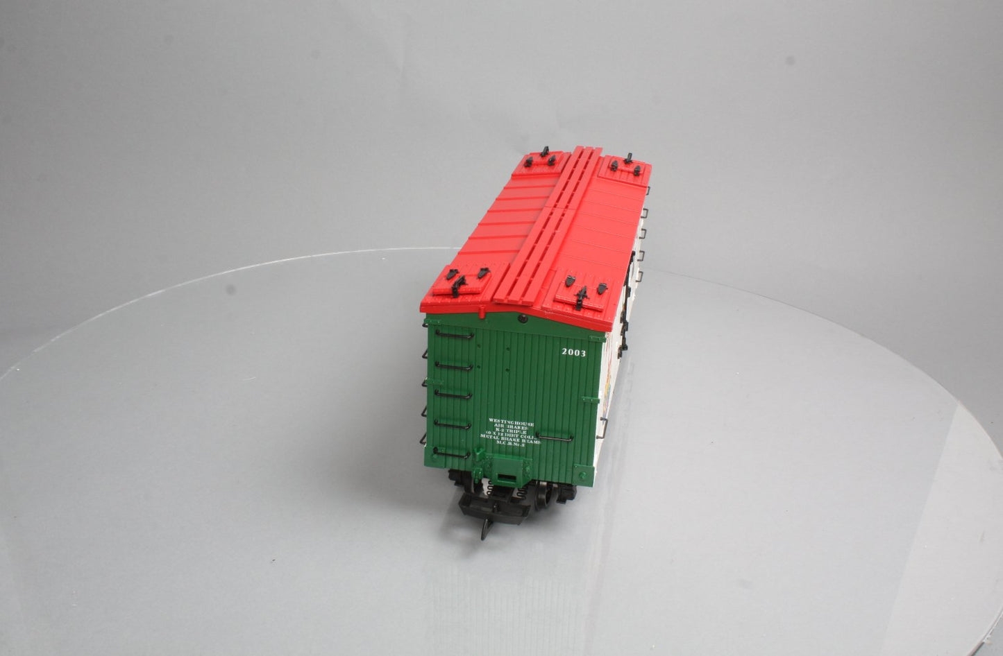 USA Trains R13021 G Scale Christmas 2003 Refrigerator Car LN/Box