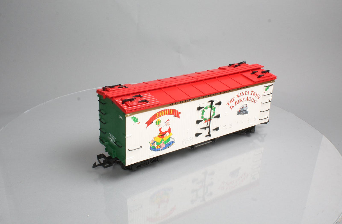 USA Trains R13021 G Scale Christmas 2003 Refrigerator Car LN/Box