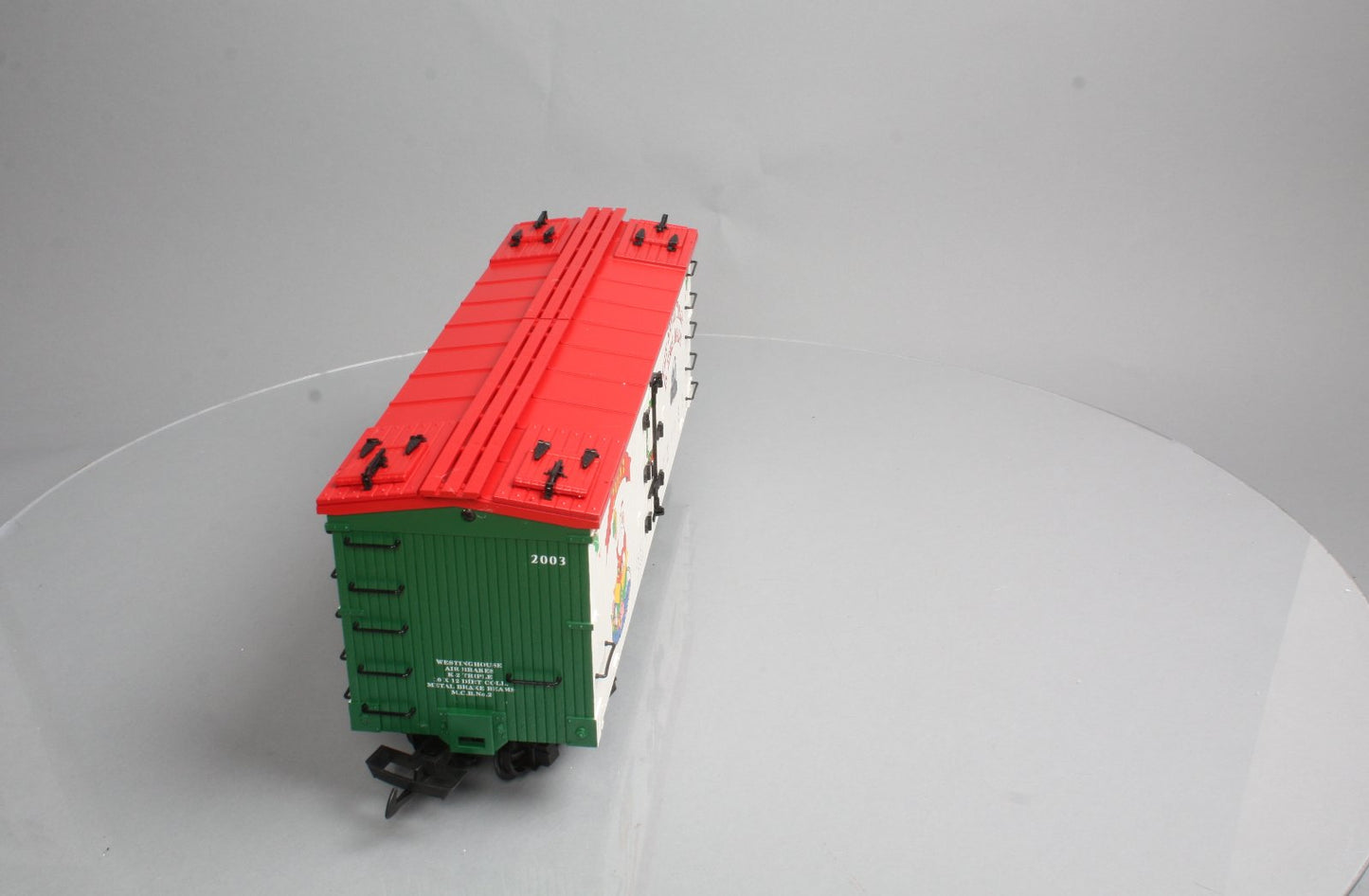 USA Trains R13021 G Scale Christmas 2003 Refrigerator Car LN/Box