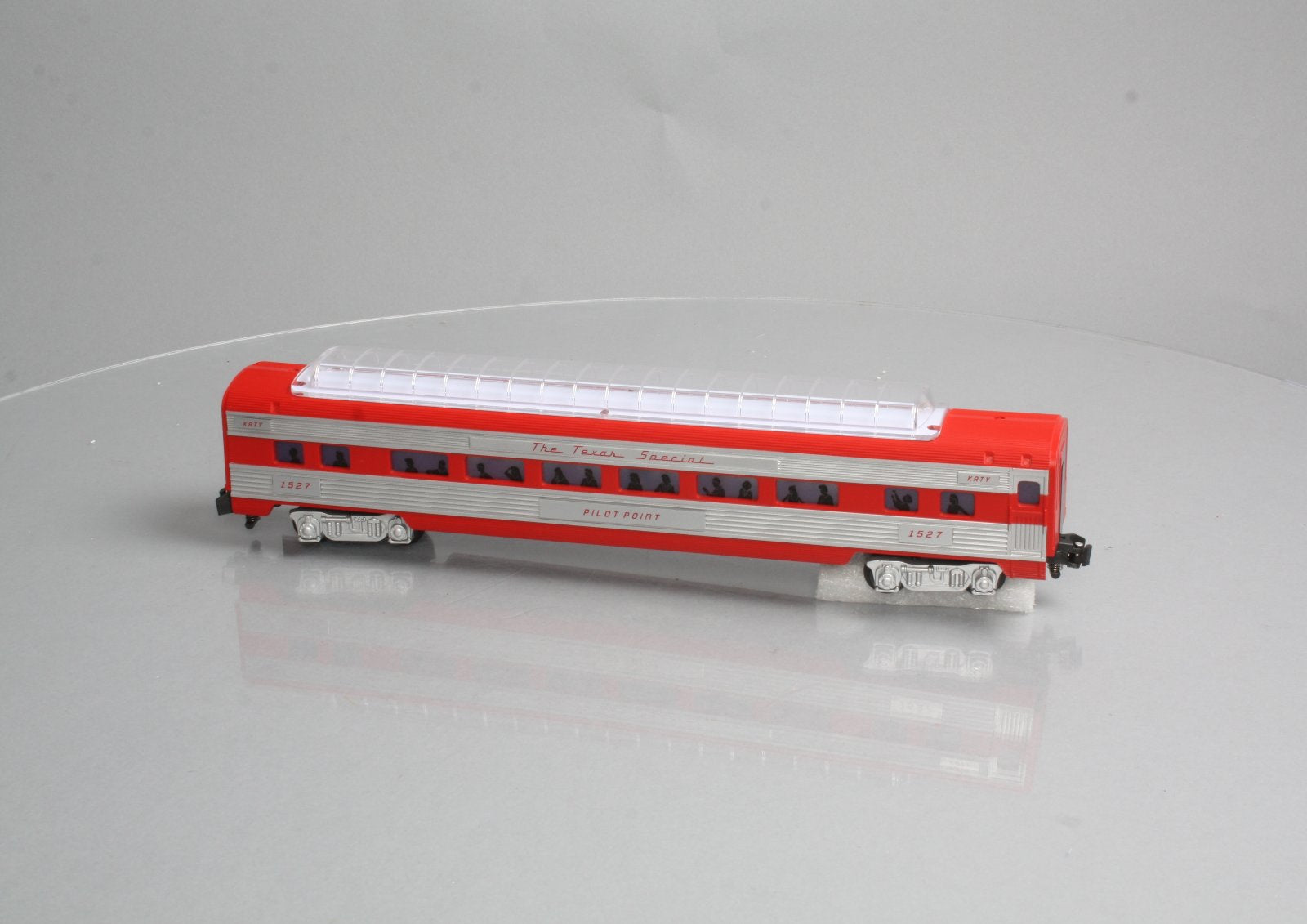 American Flyer 6-49956 S Scale Texas Special Full Vista Dome Car #1527 LN/Box
