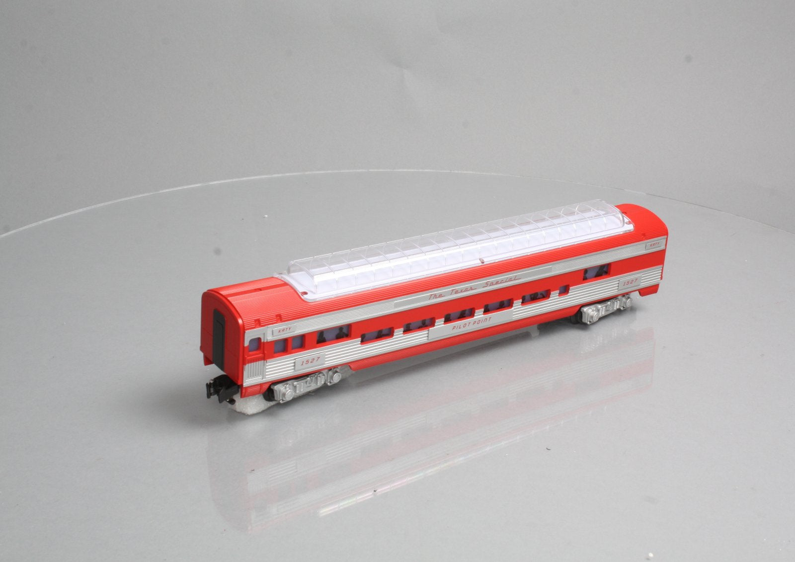 American Flyer 6-49956 S Scale Texas Special Full Vista Dome Car #1527 LN/Box
