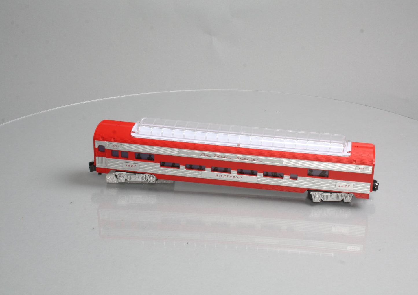 American Flyer 6-49956 S Scale Texas Special Full Vista Dome Car #1527 LN/Box