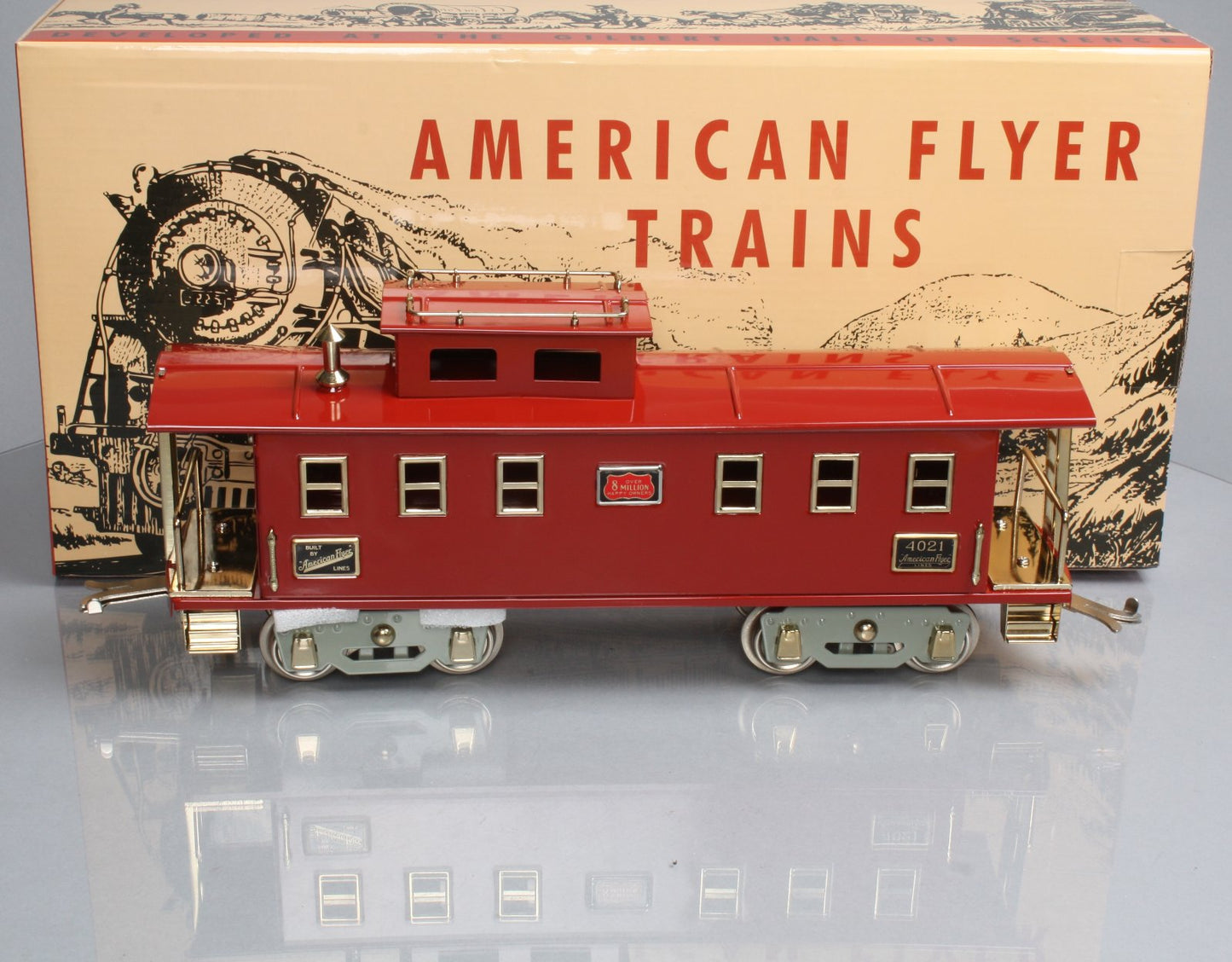 MTH 11-30094 American Flyer Lines Caboose #4021 LN/Box