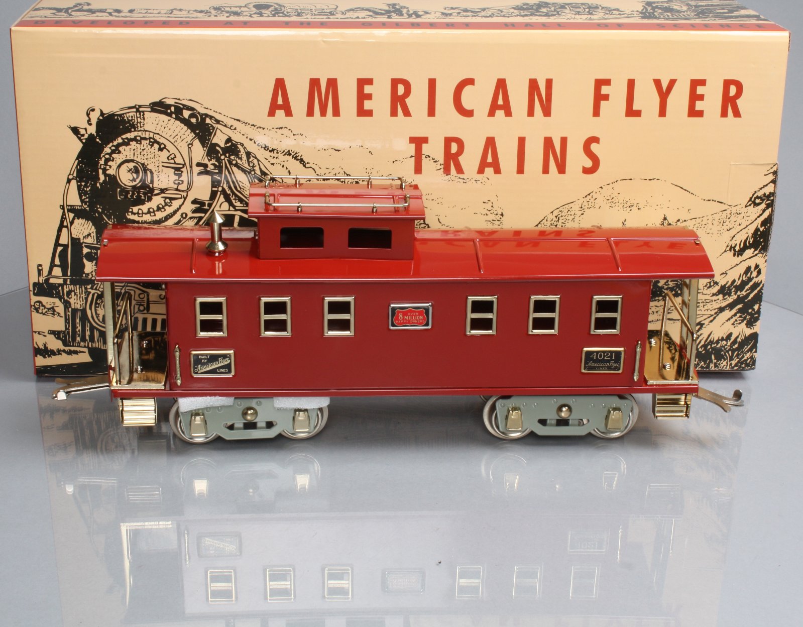MTH 11-30094 American Flyer Lines Caboose #4021 LN/Box