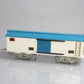 MTH 11-30088 White & Blue 4018 Automobile Boxcar MT/Box