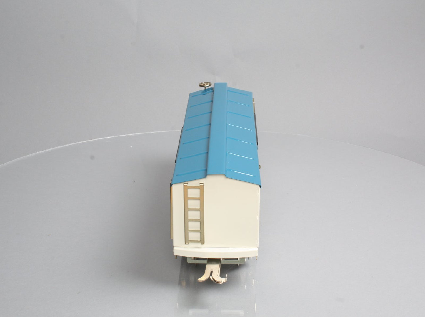 MTH 11-30088 White & Blue 4018 Automobile Boxcar MT/Box