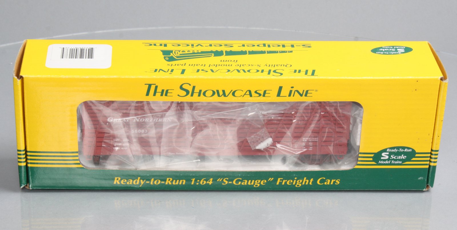 S-Helper Service 01138 S Gauge Great Northern Stock Car #56003 LN/Box