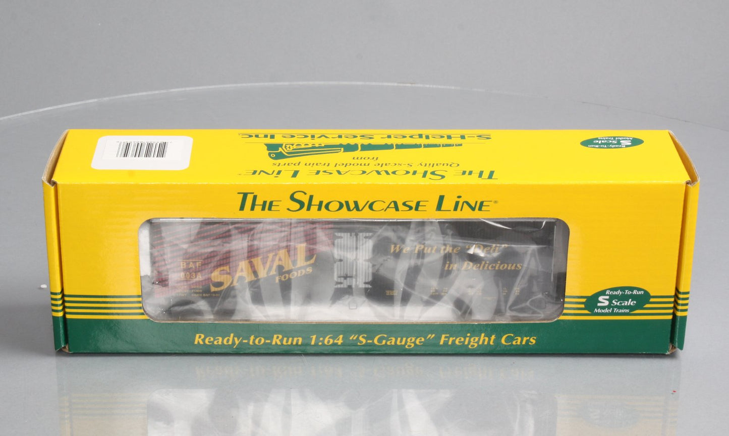 S-Helper Service 00659 S Gauge BAF Saval Reefer #003A LN/Box