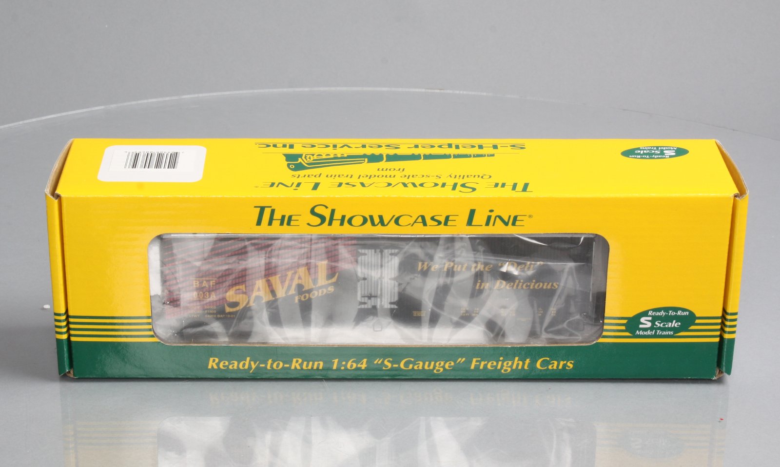 S-Helper Service 00659 S Gauge BAF Saval Reefer #003A LN/Box