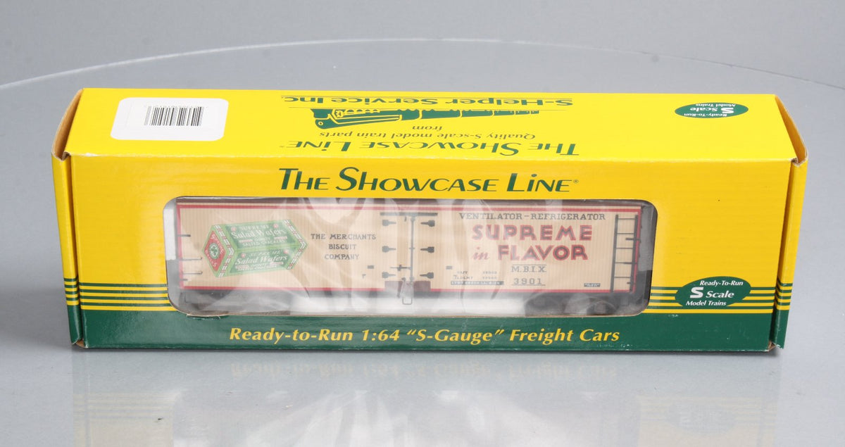 S-Helper Service 01512 S Gauge Merchant's Biscuit MBIX Reefer #3901 LN/Box