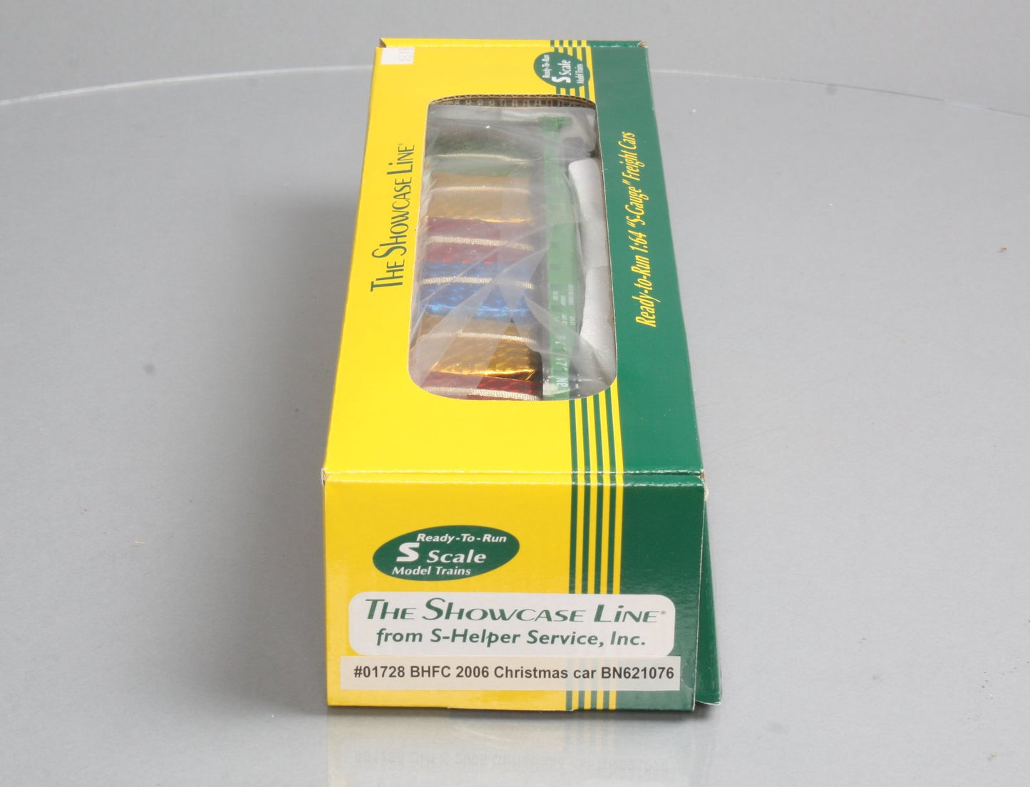 S-Helper Service 01728 S Burlington Northern 2006 Christmas Flatcar #621076 LN/Box