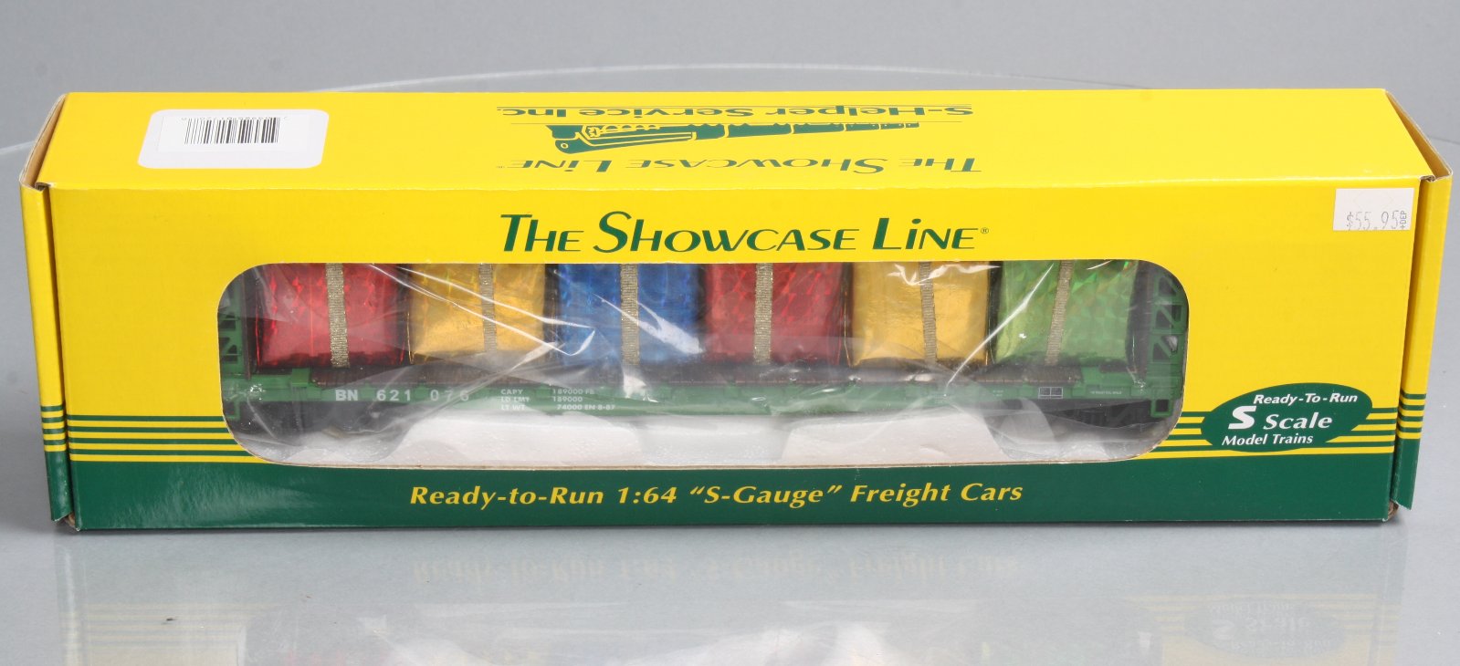 S-Helper Service 01728 S Burlington Northern 2006 Christmas Flatcar #621076 LN/Box
