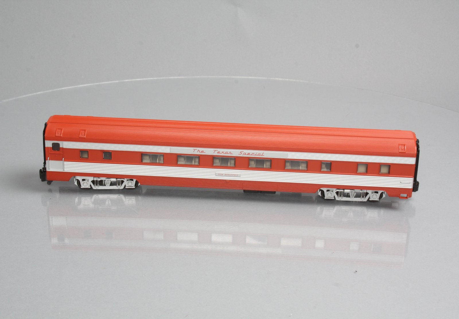 American Models S Hi-Rail The Texas Special New Braunfels Passenger Car LN/Box