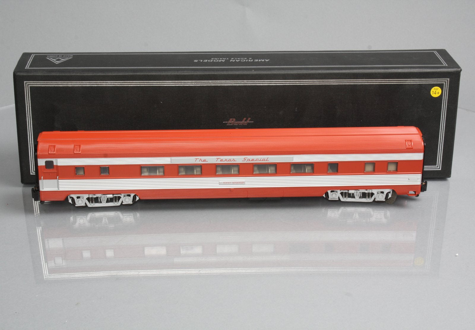 American Models S Hi-Rail The Texas Special J. Pickney Henderson Passenger Car LN/Box