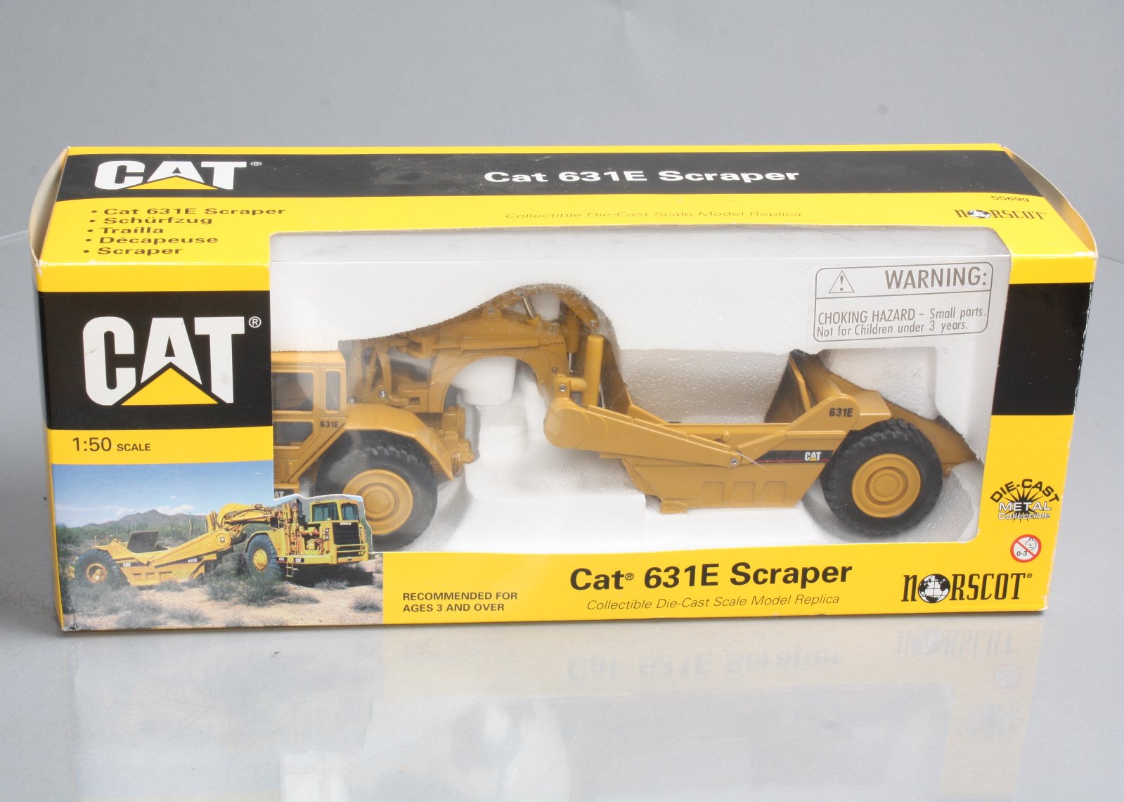 Norscot 55699 1:50 Scale Caterpillar 631E Scraper Die Cast MT/Box